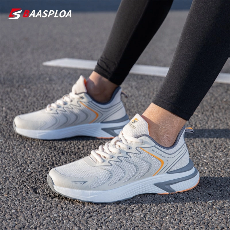 High End Running Shoes Baasploa Men Professional Running Shoes 2023 Air Mesh comfortable / FREE Shipping