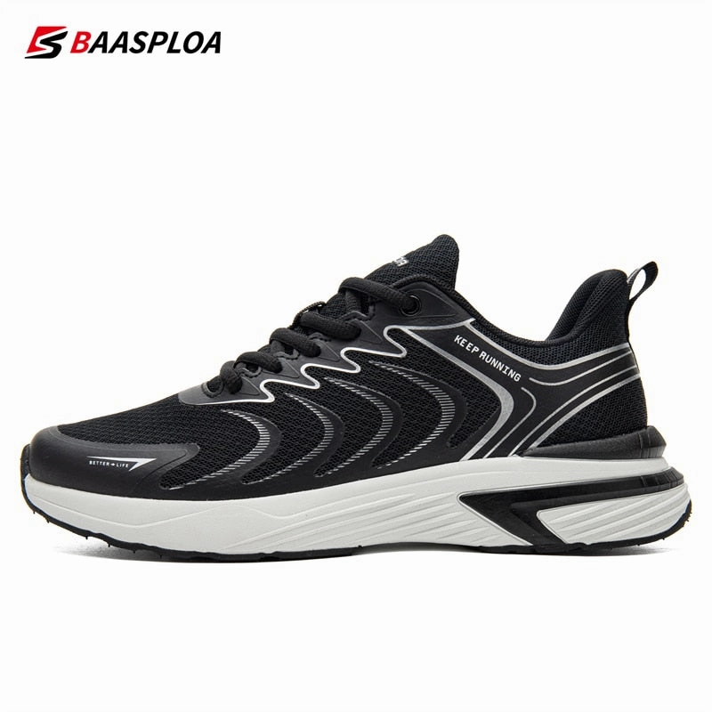 Baasploa Men Professional Running Shoes 2023 Air Mesh comfortable / FREE Shipping Running Flat Feet Shoes