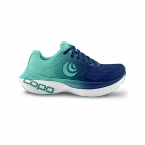 Topo Athletic | Women's Specter 2 Running Shoes - Blue/Blue Running Shoes With Flat Sole