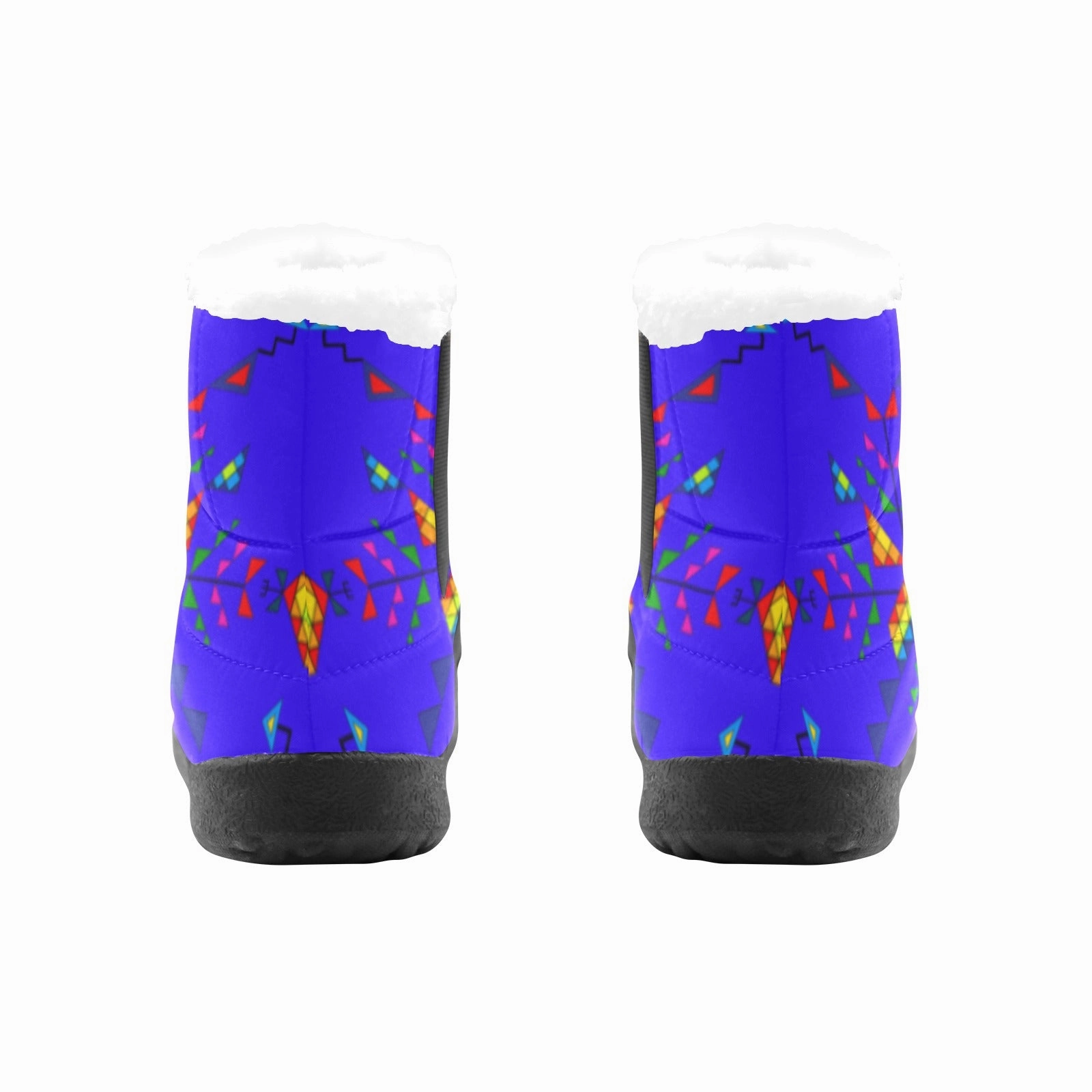 Low Leather Hiking Boots Buffalo Jump Blue Men's Padded Winter Boot