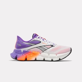 Reebok Footwear Women FloatZig 2 Running Shoes WHITE/ROYAL PURPLE/FLASH ORANG Adrenaline Running Shoes