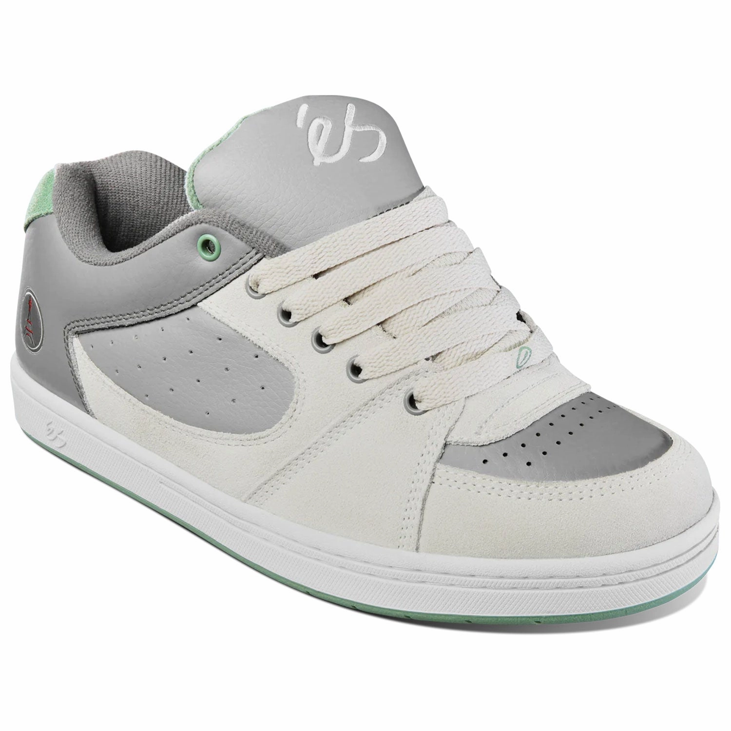 Steel Toe Skate Shoes Es Skateboard Shoes Accel OG X Le Dome White/Grey