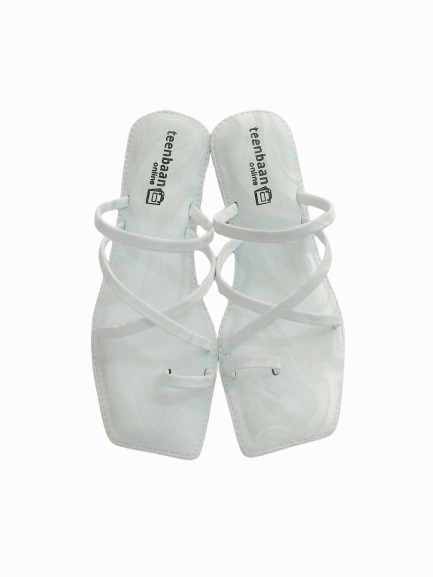 Belly Dance Slippers Coral Multi Cross Slipper