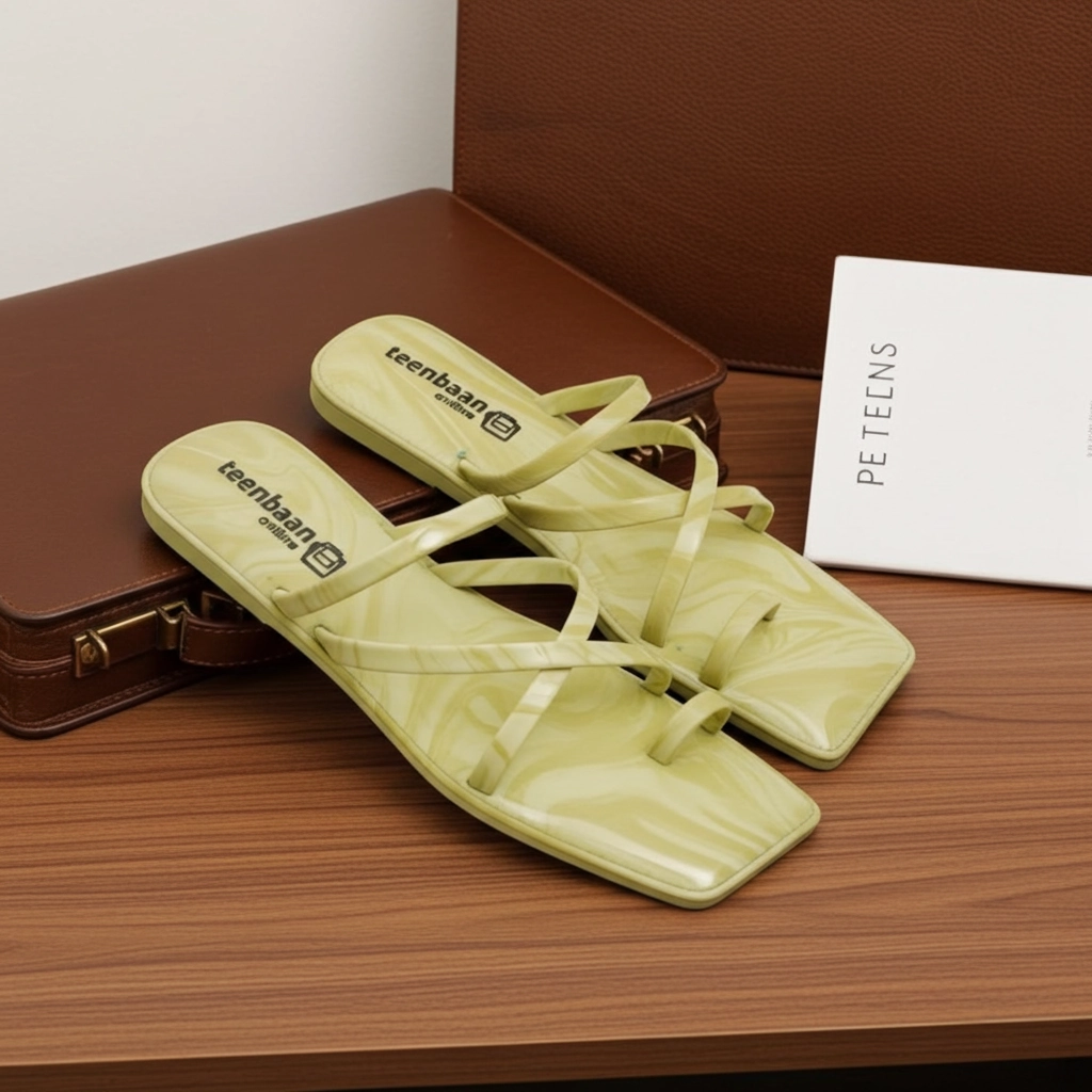 Coral Multi Cross Slipper Travel Slippers