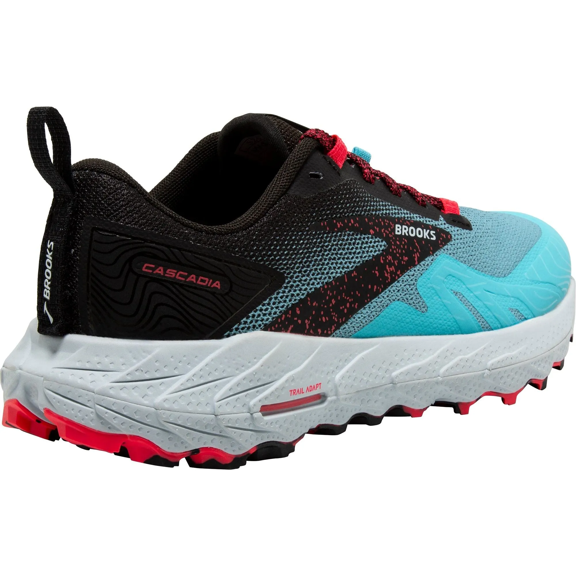 Brooks Cascadia 17 Womens Trail Running Shoes - Blue Trail Vs Approach Shoes
