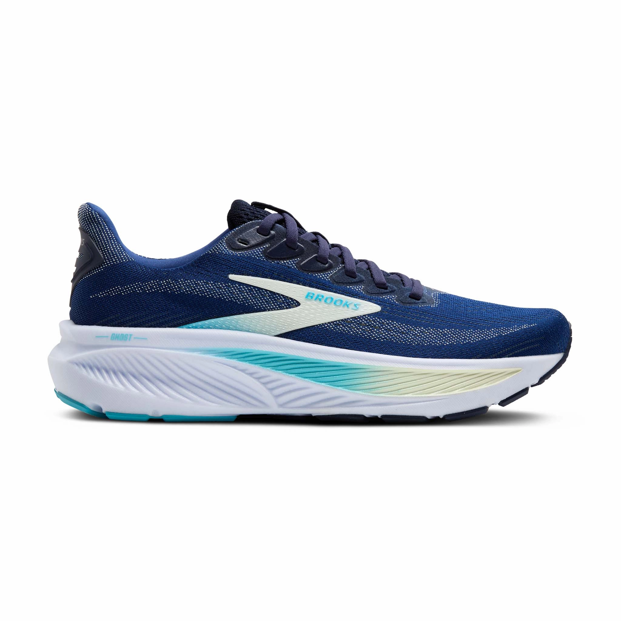 Running Shoe Promo Brooks | Women's Ghost 17 1D Running Shoes - Navy/Green/Turquoise