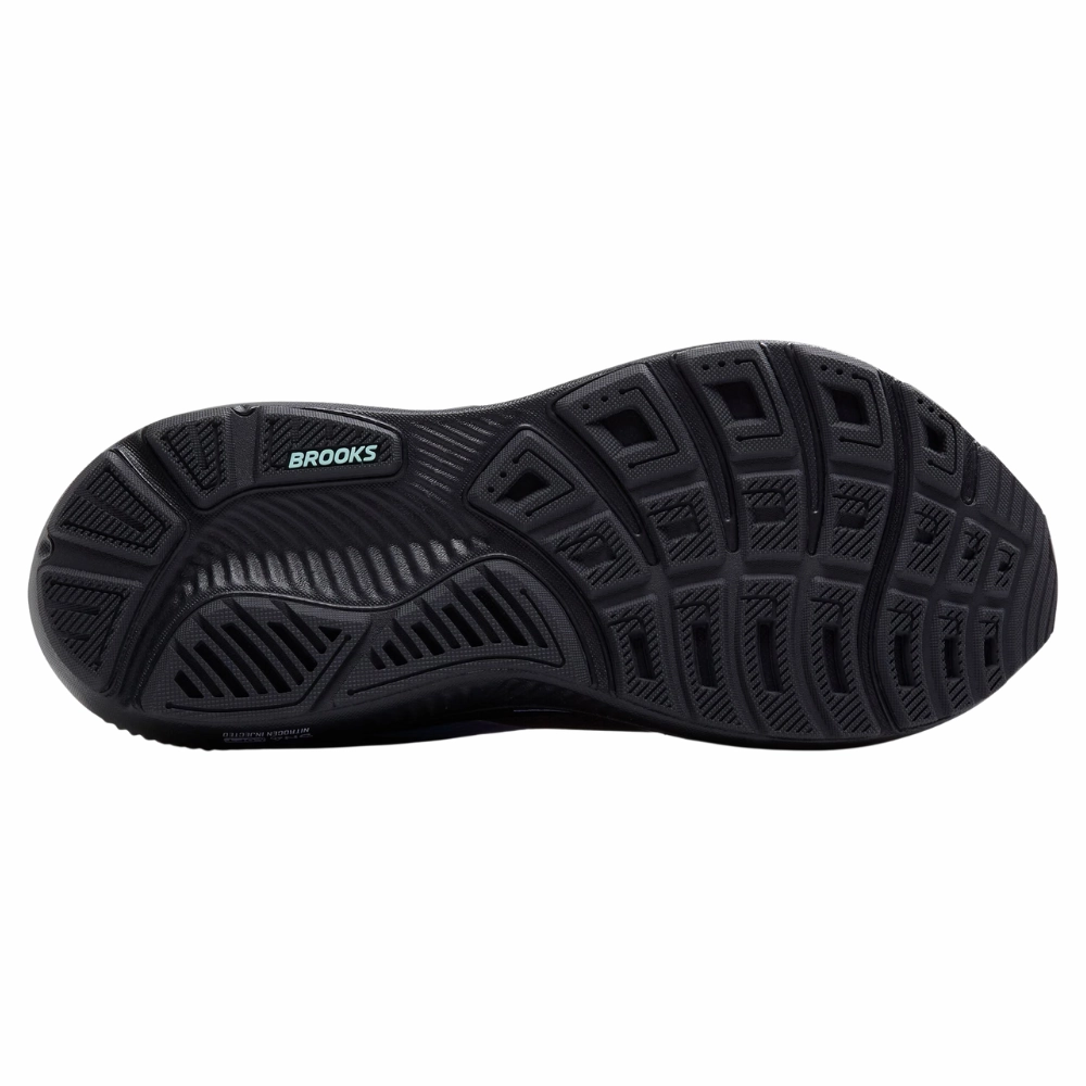 Brooks Ghost 17 Grey/Clearwater/Purple Running Shoe (Women's)