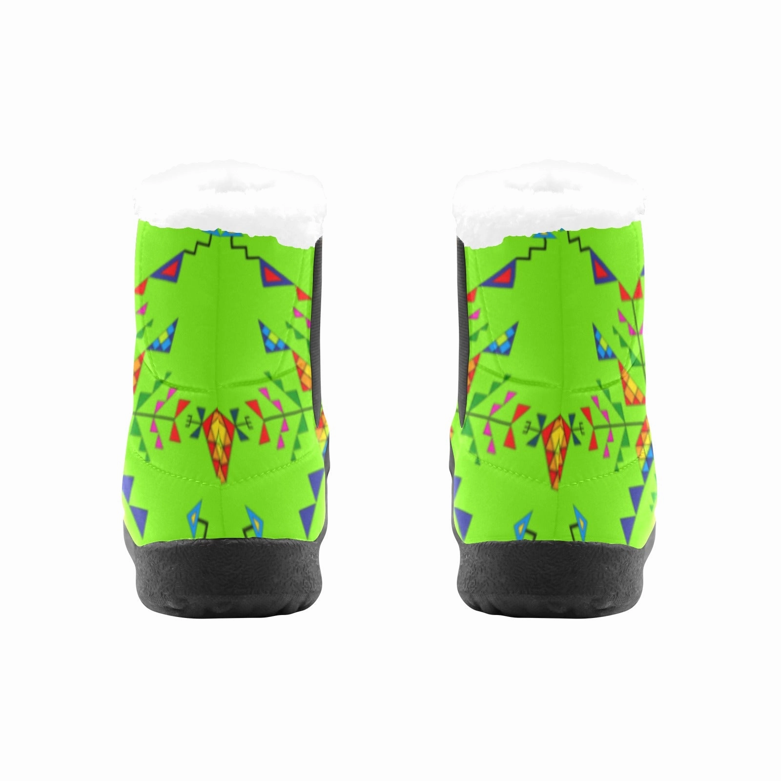 Climbing Shoes Wide Fit Buffalo Jump Neon Green Men's Padded Winter Boot