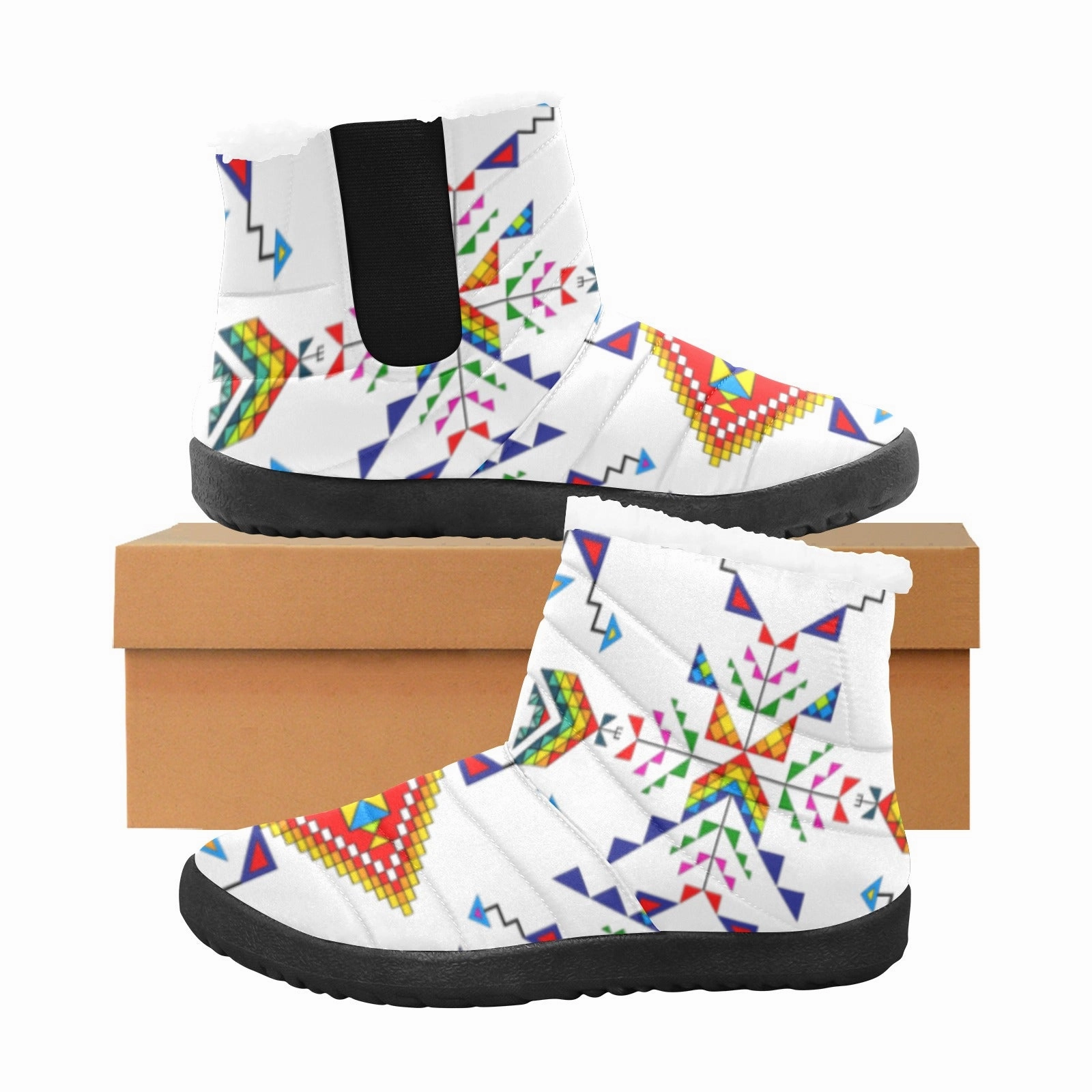 Buffalo Jump White Men's Padded Winter Boot Climbing Shoes For Walk Offs