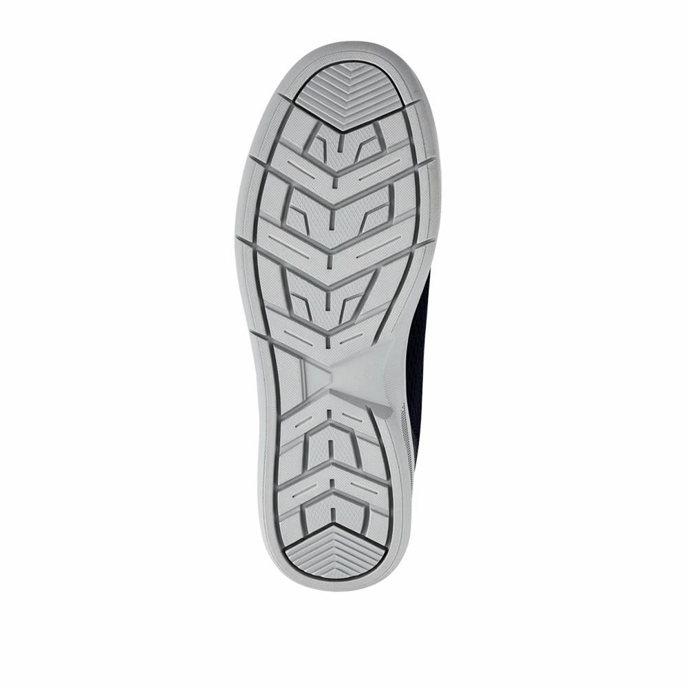 Flat Strappy Wedding Shoes Bungee-Laced Memory Foam Shoes - BOJIE41027 / 327 404 - Navy