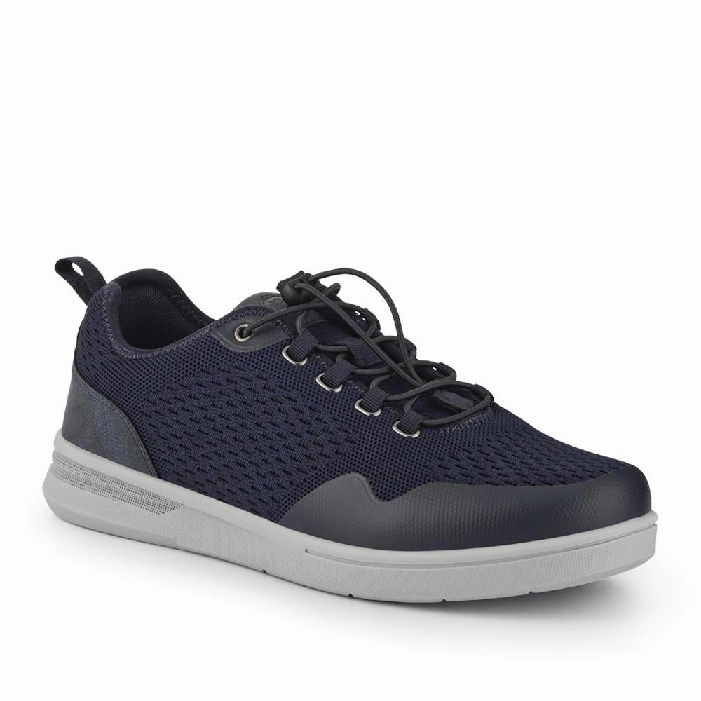 Shoe Inserts For Flat Feet Bungee-Laced Memory Foam Shoes - BOJIE41027 / 327 404 - Navy