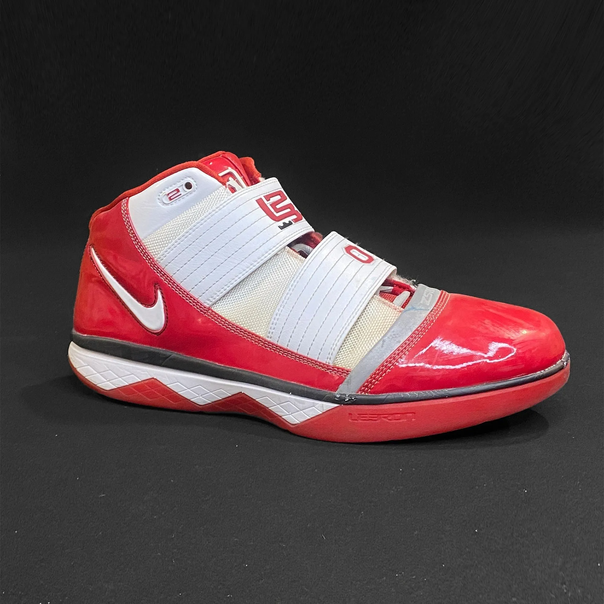 Nike Air Lebron Soldier OSU Ohio State PE Shoes Vince Sneakers
