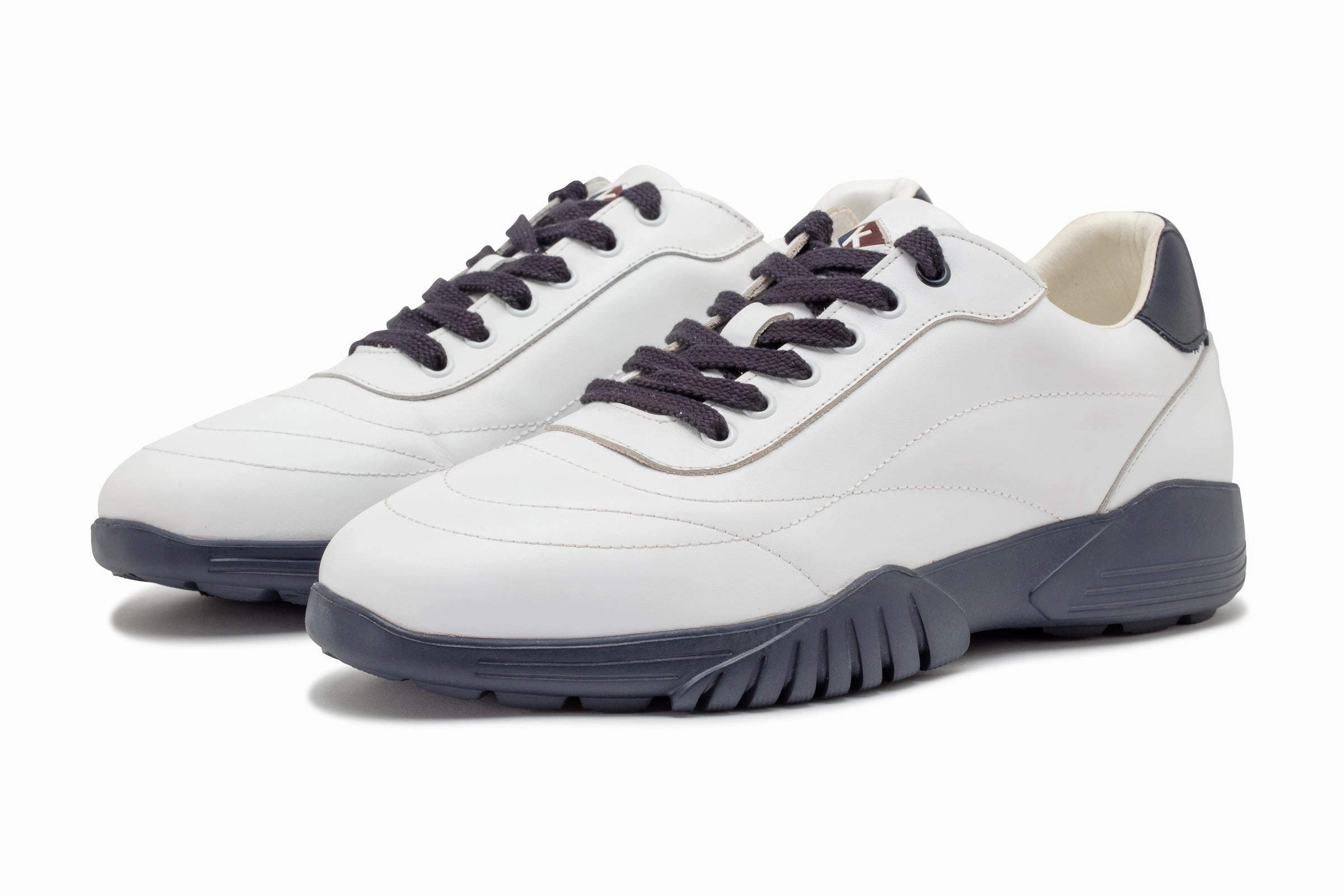 Challenge 08 White|Blue   Men's Golf Shoes CH008 04 Coldpack 3 Thermo Moc Waterproof Shoes