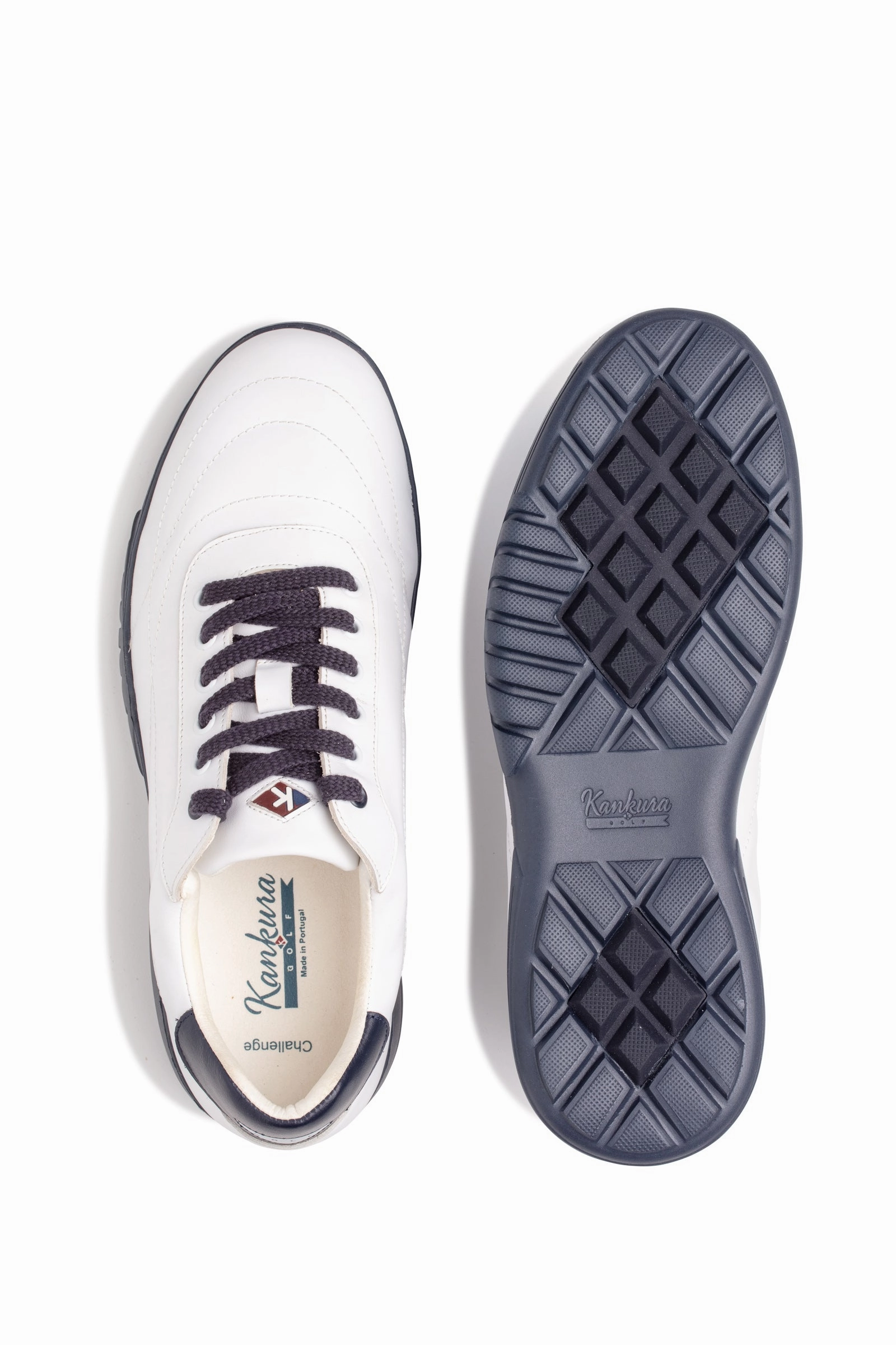 Challenge 08 White|Blue   Men's Golf Shoes CH008 04 Rain Shoes Cover