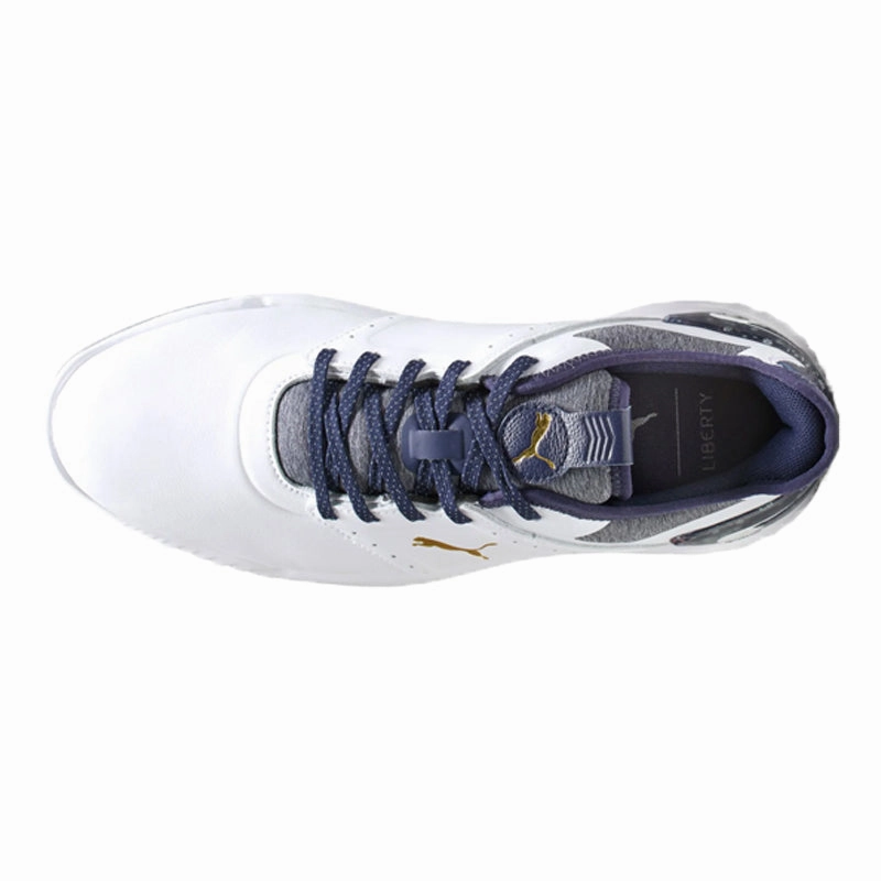 PUMA IGNITE ELEVATE Men's Spikeless Shoes (White/Navy) Janoski Golf