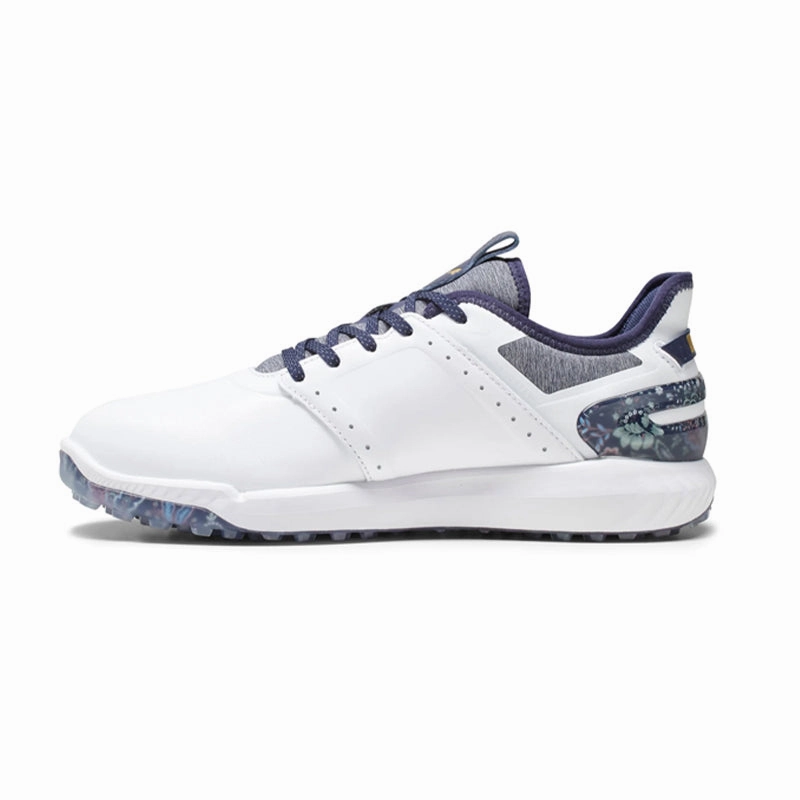 Best Value Golf Shoes PUMA IGNITE ELEVATE Men's Spikeless Shoes (White/Navy)