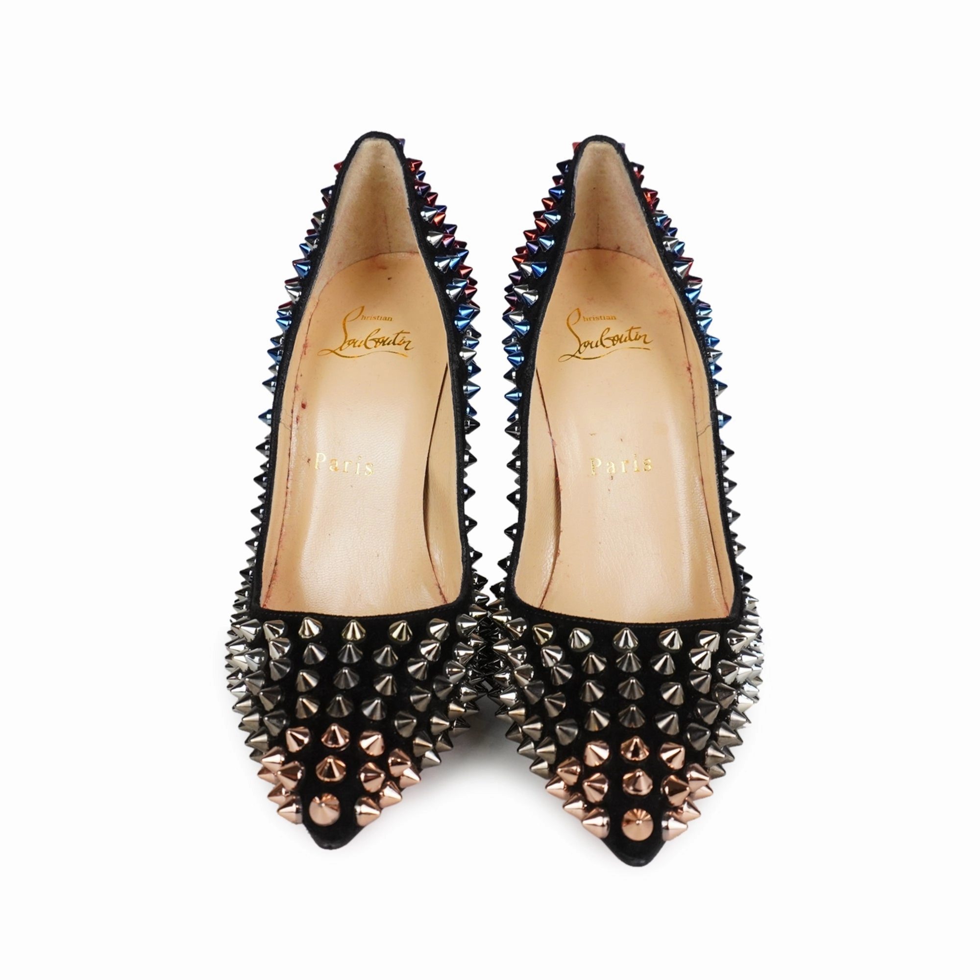 Christian Louboutin 'So Kate Multicolour Spike' Pumps - Women's 35 High Heels Movie Cast