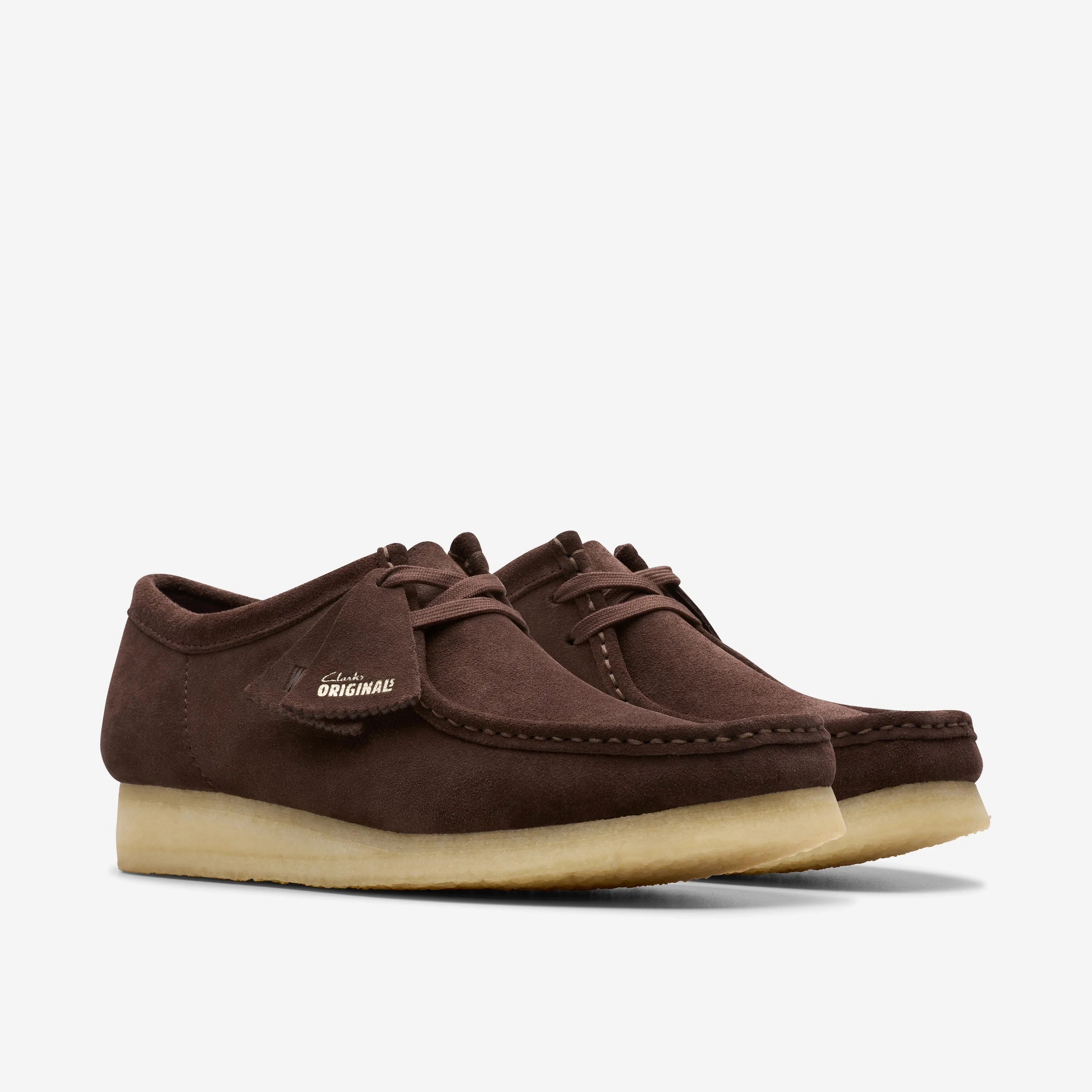 Casual Dresses With Shoes CLARKS | CASUAL SHOES | MEN | WALLABEE DARK BROWN SUEDE