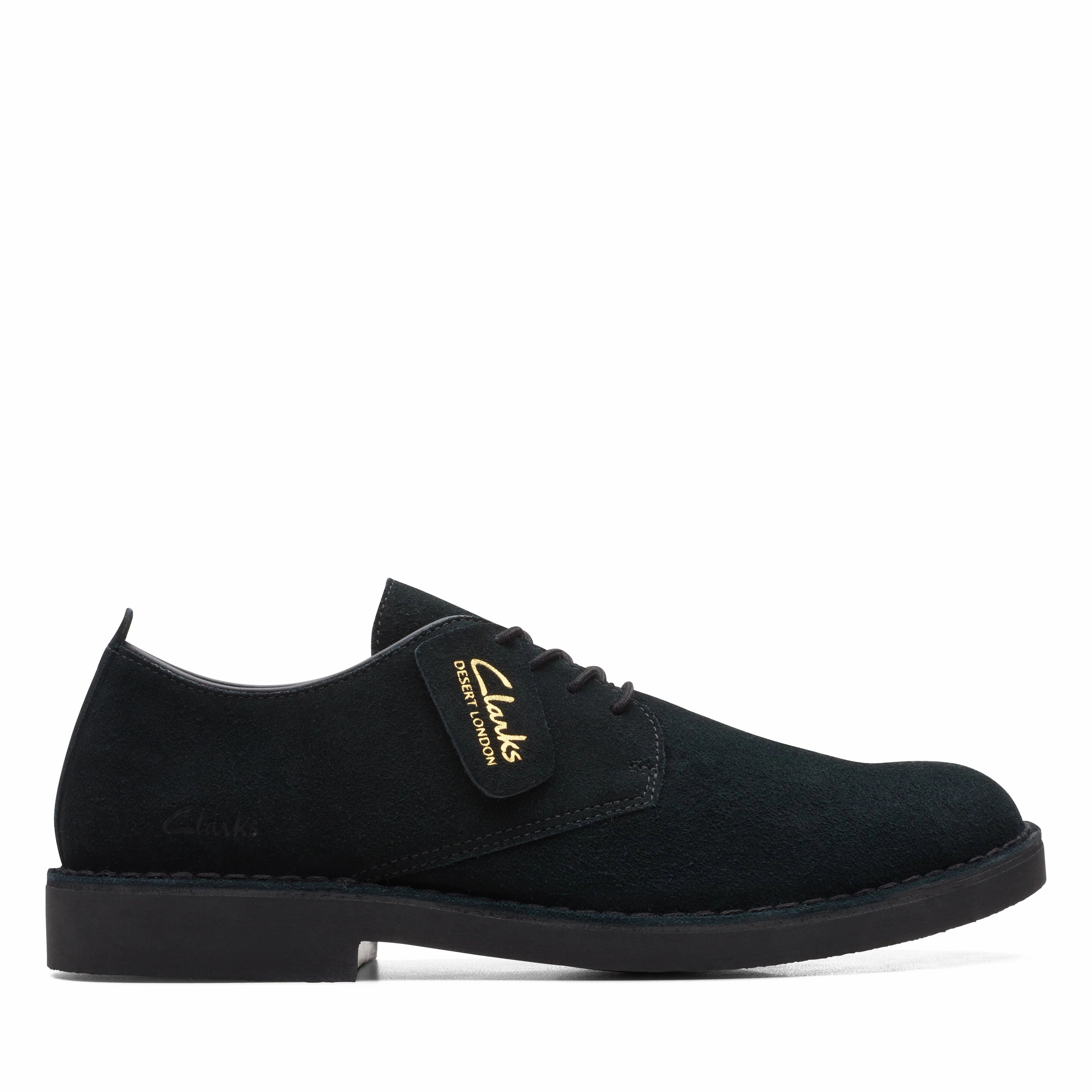 CLARKS | DERBY SHOES | MEN | DESERT LON EVO BLACK SUEDE | BLACK Waterproof Vs Vented Hiking Shoes