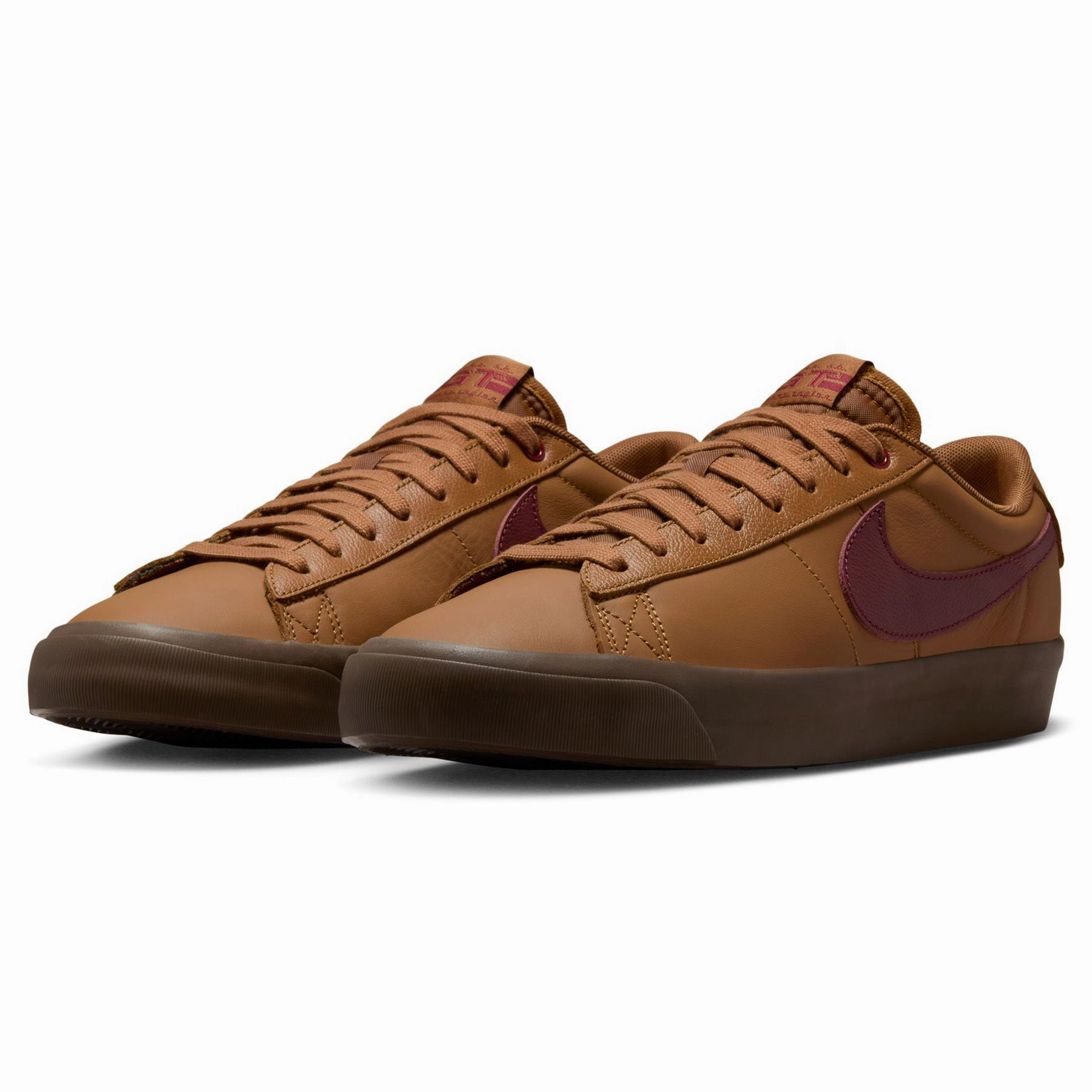 Nike SB Blazer Low Pro GT Light British Tan/Gum/Team Red New Nike Shoes Coming Out