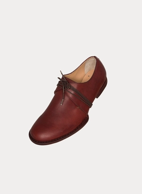 Fancy Hiking Shoes Shiny Calf Derby