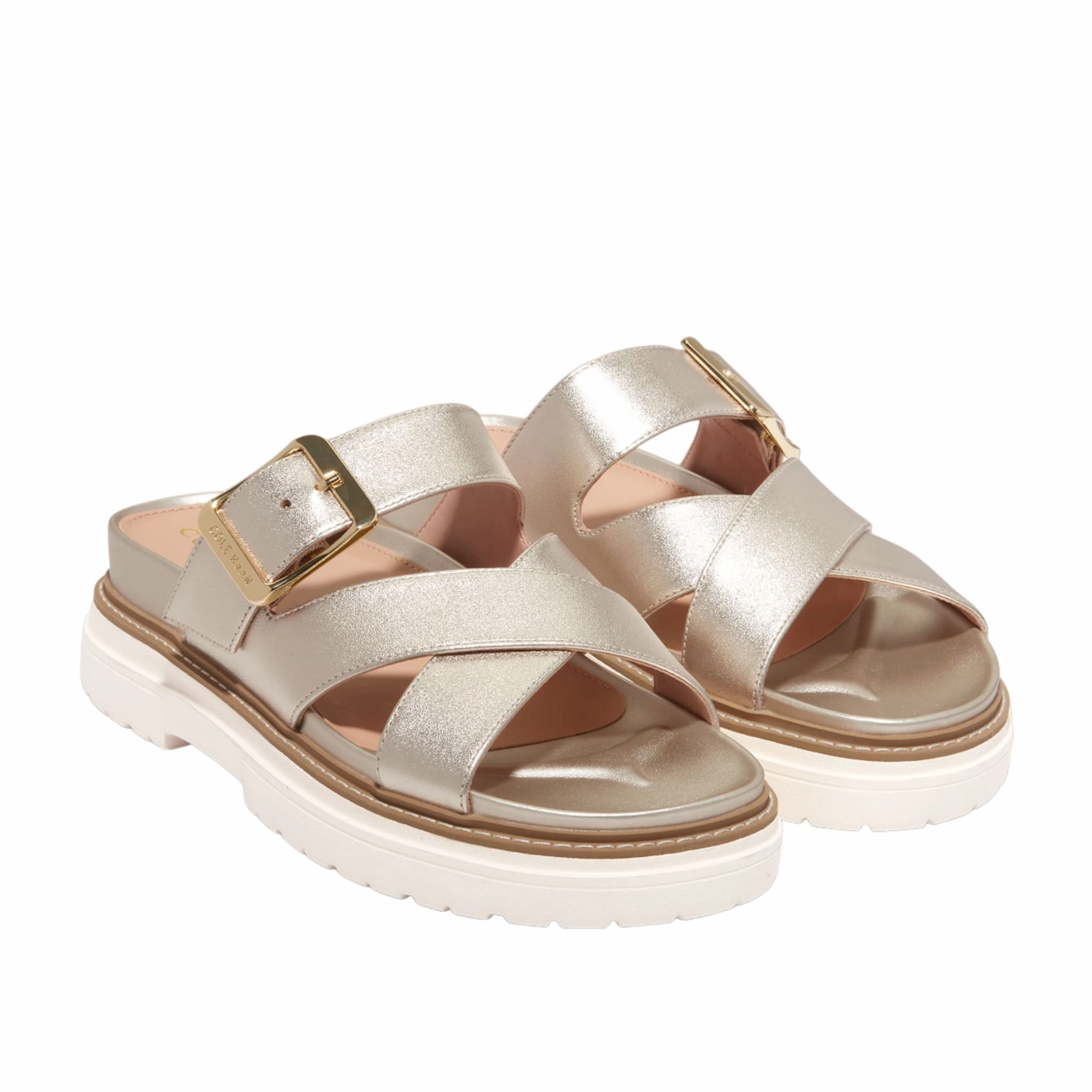 Cole Haan Women's Fraya Slide Sandal Lace Up Sandals