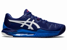 Asics Shoes Price In India Men's Asics Gel-Resolution 8, Dive Blue/White, 12.5 D Medium