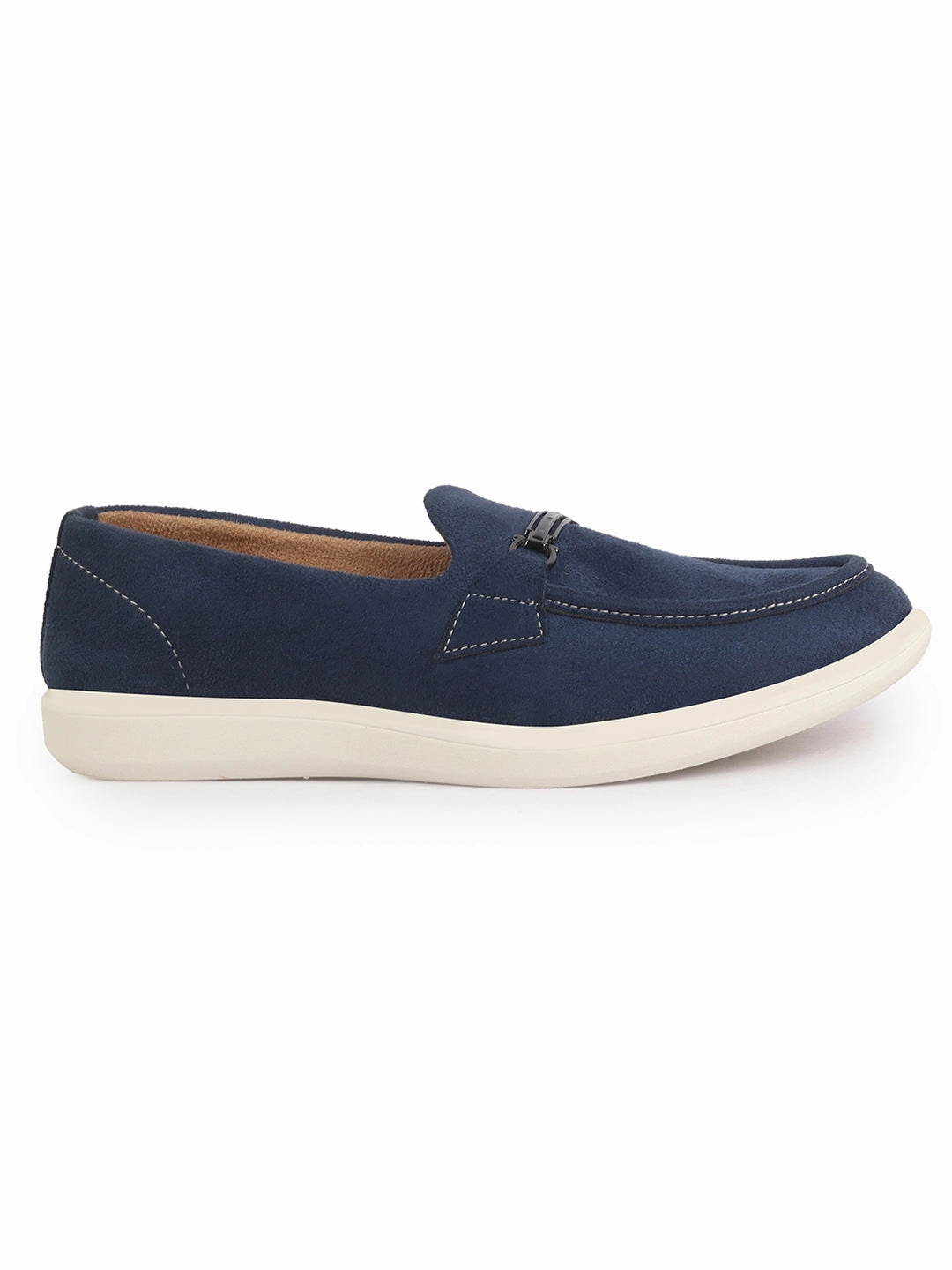 Men Blue Suede Classic Ultra Light Comfort Horsebit Buckle Slip On Casual Loafer Shoes|Memory Cushion Insole|EVA Slip On Shoe Toddler Vans Knu Skool Casual Shoes