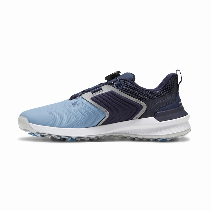 PUMA IGNITE BOA Men's Spikeless Shoes (Blue/Navy) Waterproof Golf Shoes Clearance