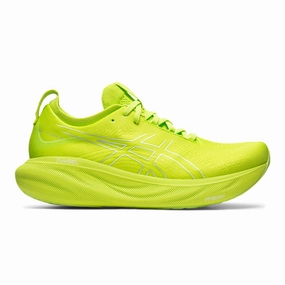 Asics Gel Kayano Sale Shoes Men's Asics Gel-Nimbus 25, Lime Zest/White, 12 D Medium
