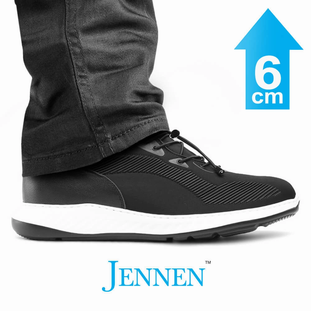 Gucci Sneakers Sale Mr. Bolt Delta Black 6cm | 2.4 inches Taller Height Increasing Sneakers