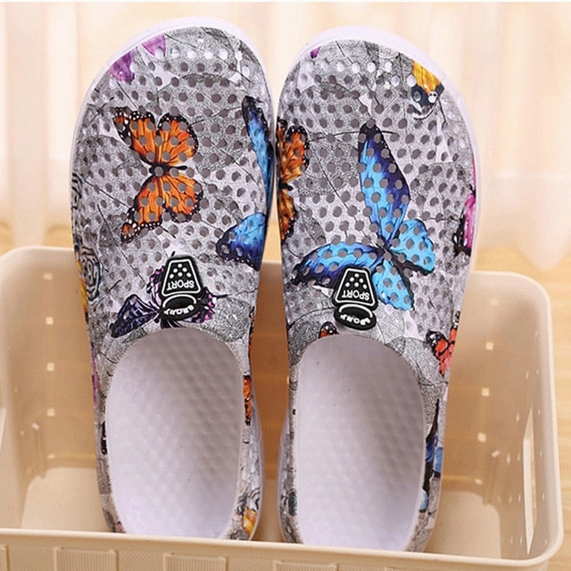2019 womens casual Clogs Breathable beach sandals valentine slippers summer slip on women flip flops shoes home shoes for women Map Of Sandals Resorts