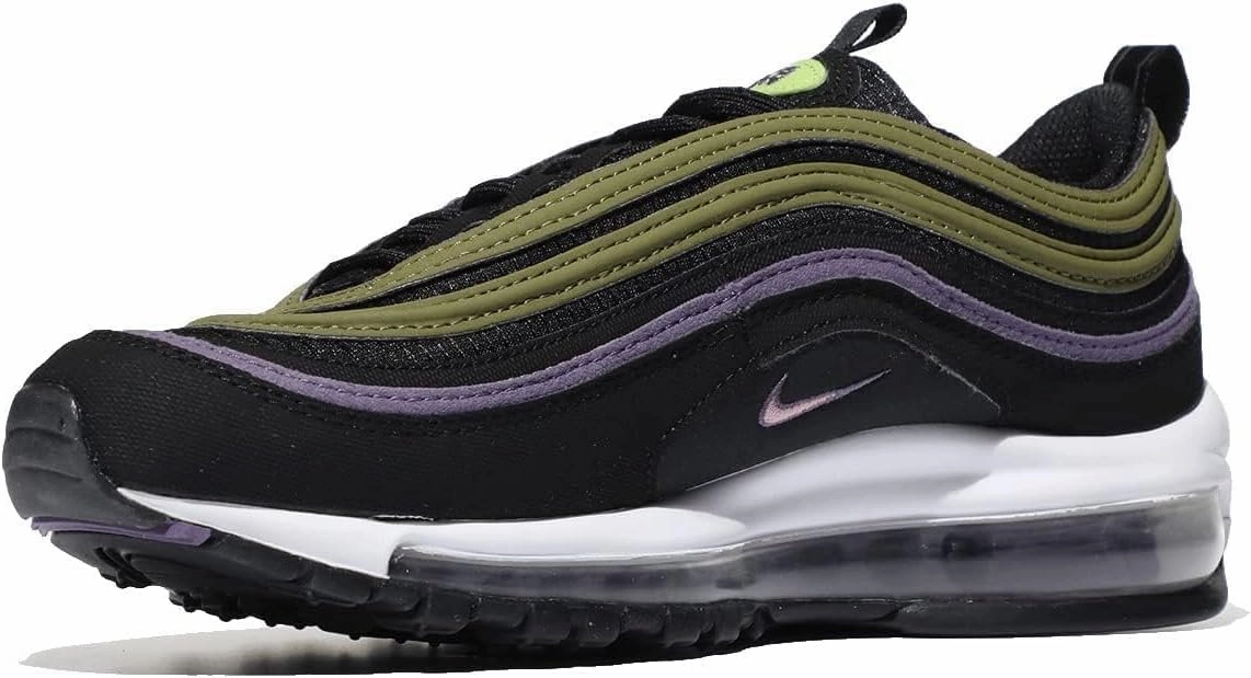 Nike Shoes For Running Nike Boy's Air Max 97 (Big Kid) Black/Elemental Pink/Canyon Purple 6.5 Big Kid M