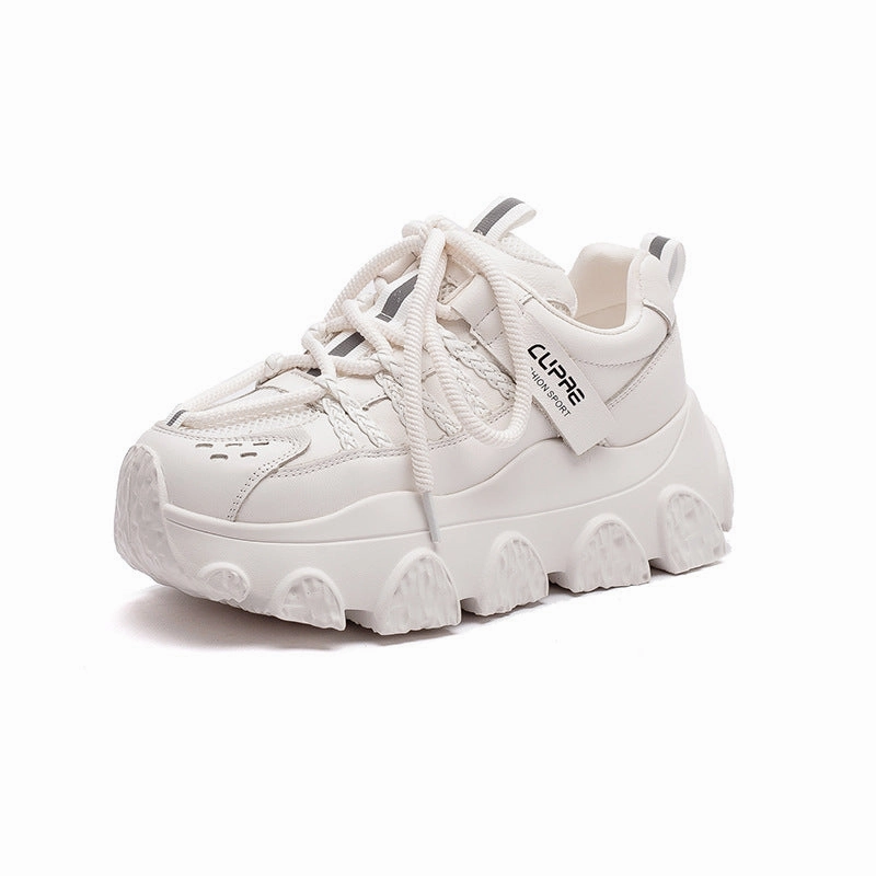 Ny Giants Sneakers Women's Fashion Breathable Chunky Platform Sneakers