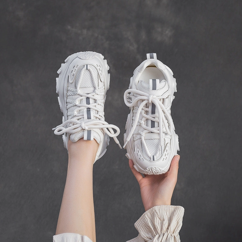 Freedom Wings Sneakers Women's Fashion Breathable Chunky Platform Sneakers