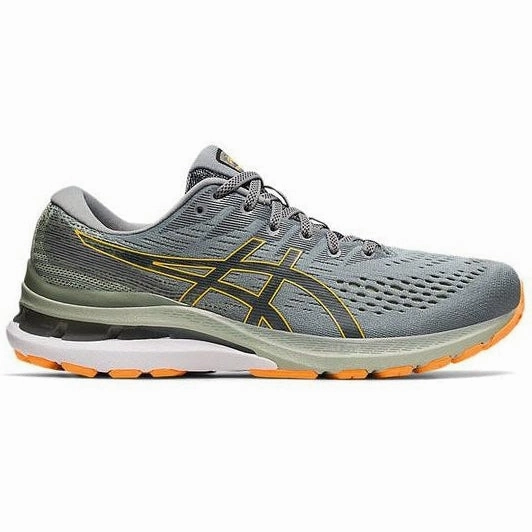 Asics Ff2 Tennis Shoes Men's Asics GEL-Kayano 28, Sheet Rock/Orange Pop, 9 D Medium