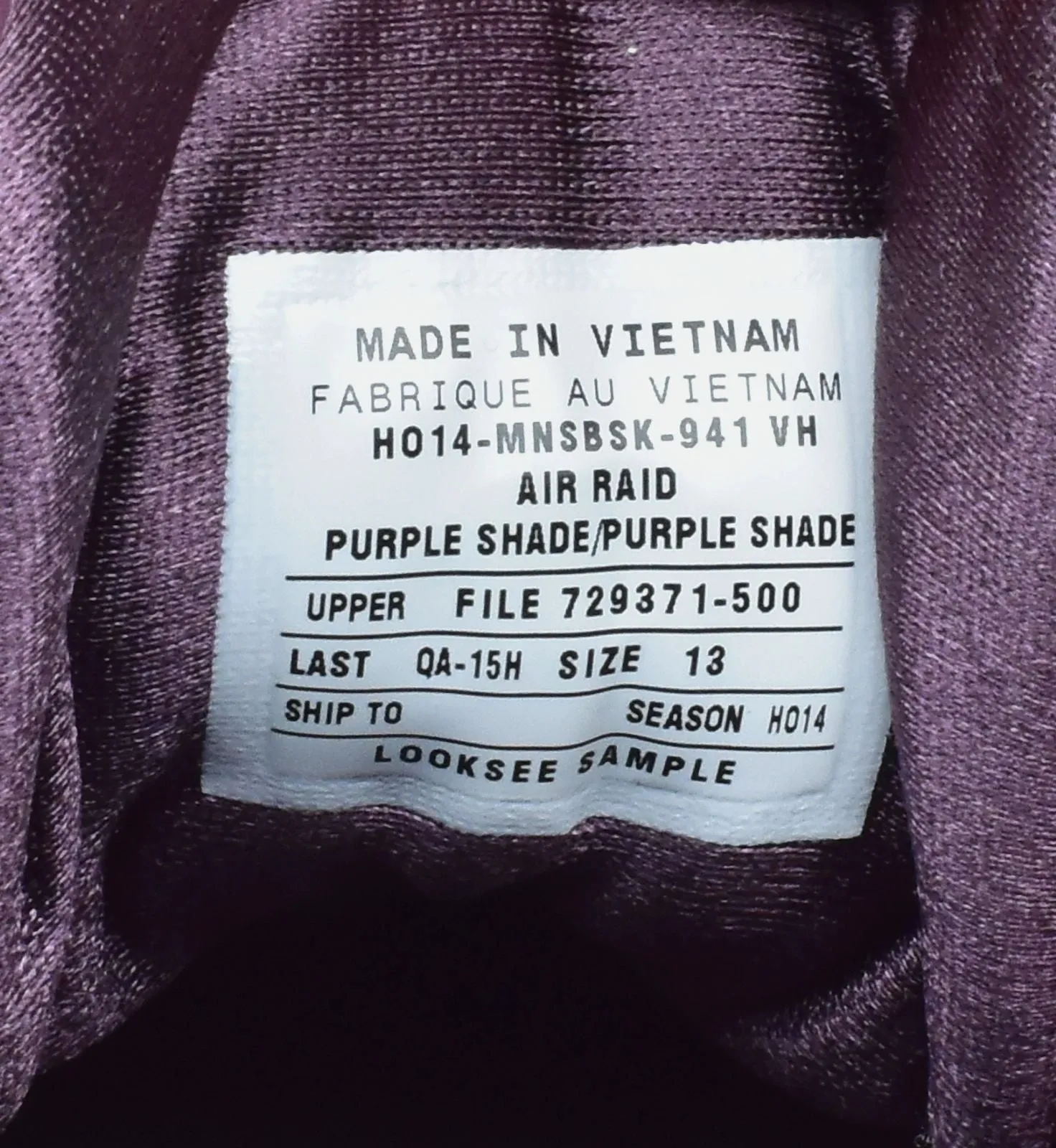 Nike Air Raid Pigalle Limited Release Look See Sample Size 13 Sneakers Af1