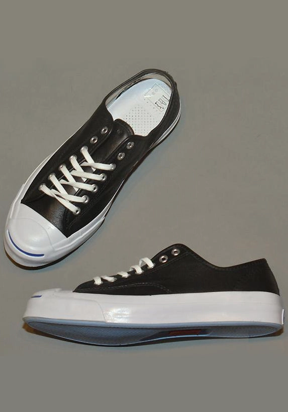 CONVERSE JACK PURCELL SIGNATURE LEATHER SNEAKERS BLACK Nike Non Slip Shoes For Restaurants