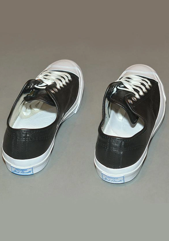 Nike Preppy Shoes CONVERSE JACK PURCELL SIGNATURE LEATHER SNEAKERS BLACK