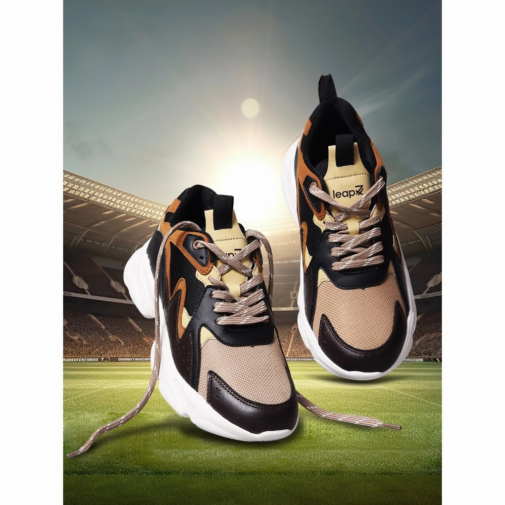 Leap7x Casual Brown Lacing Shoes For Men JOSE-1E By Liberty Canvas Casuals Shoes