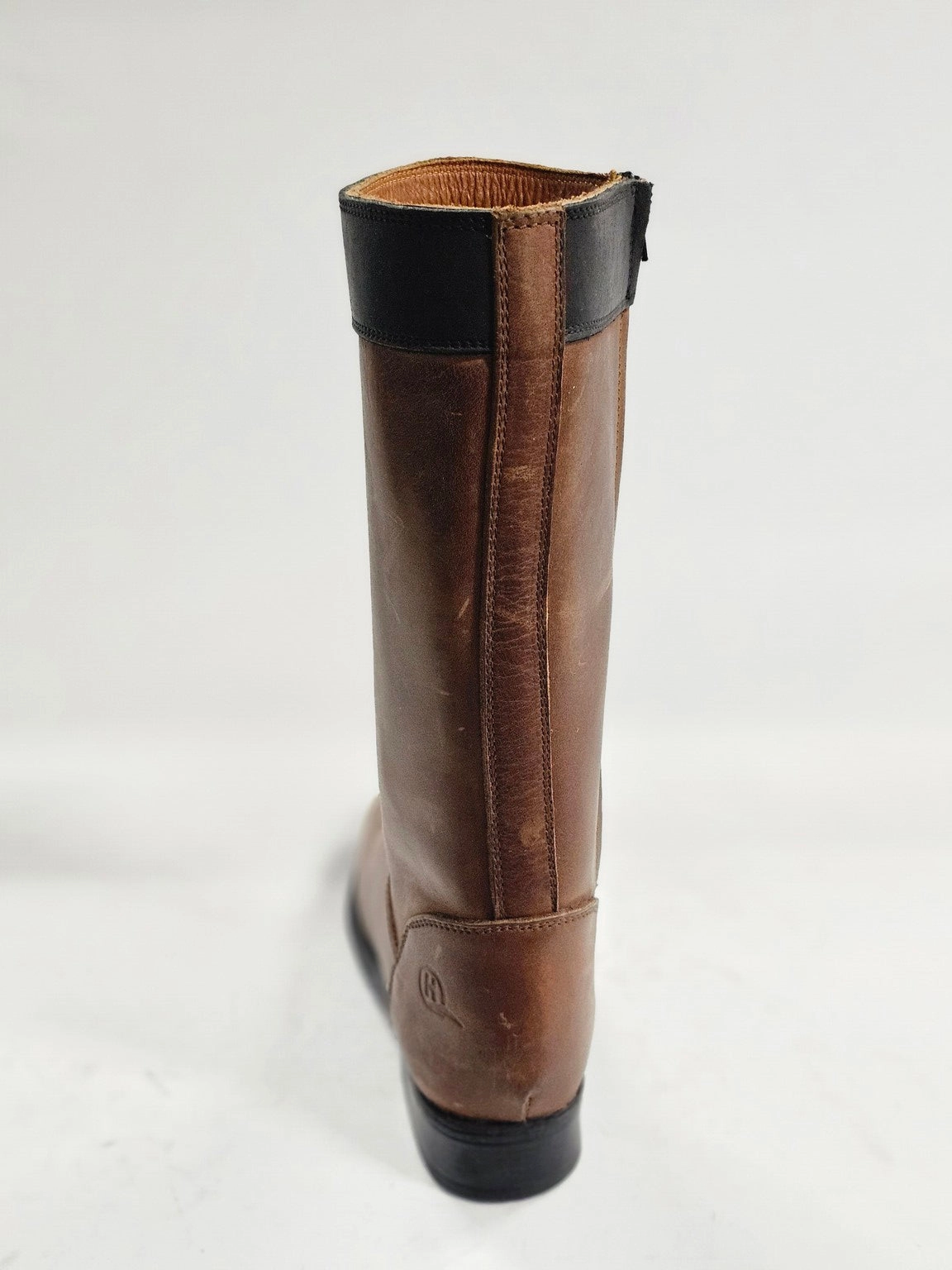 Selina Two-Tone Leather Boots Nancy Sinatra Boots