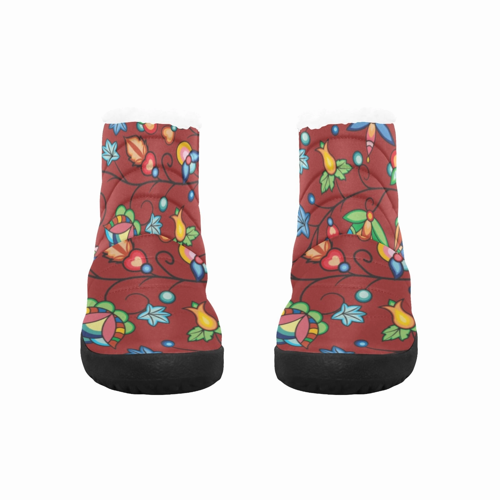 Prairie Plains Spirit Red Men's Padded Winter Boot Hiking Shoes In India