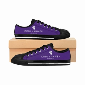 King YAHWEH Level-Up Sneakers (Men Sizes) Purple Cross Country Sneakers