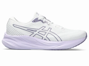 Women's Asics Gel-Pulse 15, White/Ash Rock, 9.5 B Medium Asics Shoes With High Arch Support