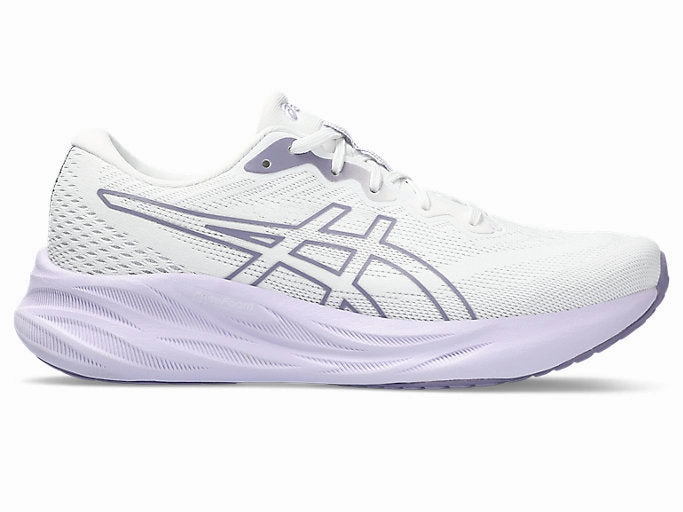 Women's Asics Gel-Pulse 15, White/Ash Rock, 9.5 B Medium Asics Running Shoes Gel Nimbus 25