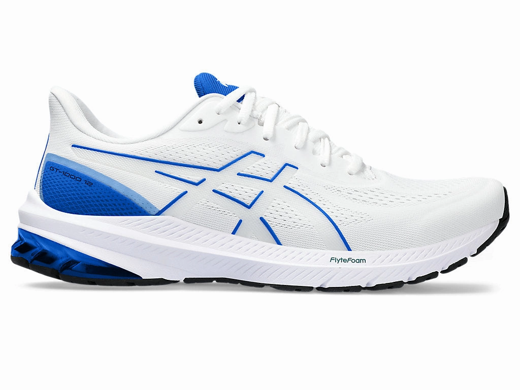 Men's Asics Gt-1000 12, White/Illusion Blue, 15 D Medium Asics Versablast 4 Running Shoe