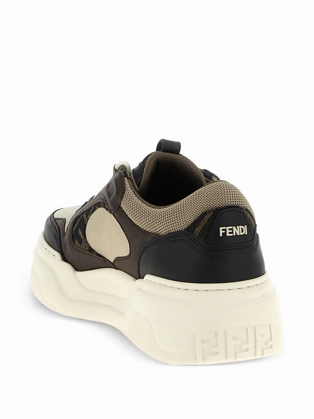 Sneakers Online FENDI Leather Sneakers for Men - FW25 Collection