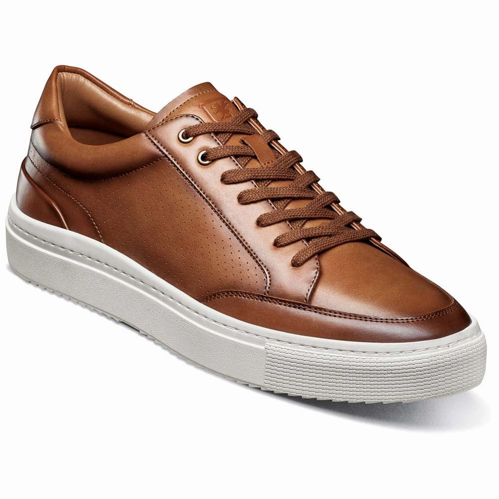Size 12 Casual Shoes Dorian Moc Toe Lace Up Casual | Stacy Adams Casual Shoes in Cognac for Men