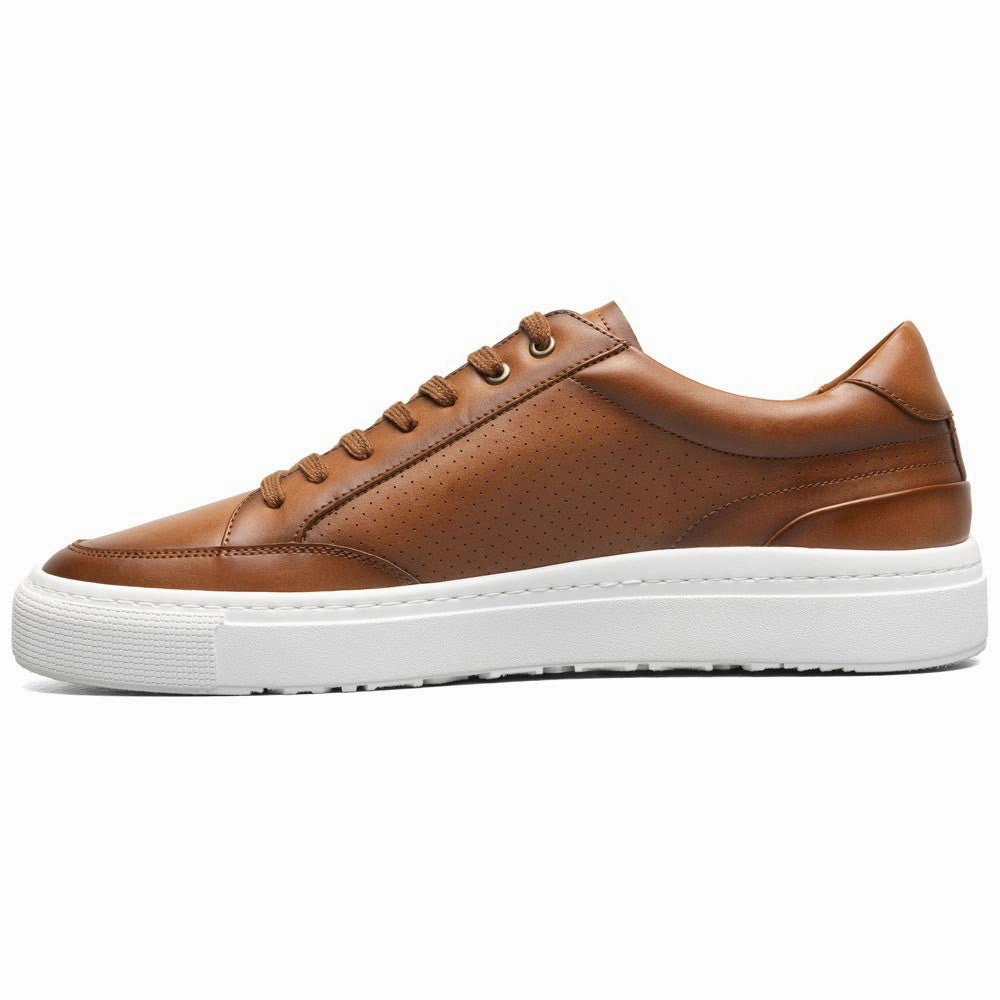 Dorian Moc Toe Lace Up Casual | Stacy Adams Casual Shoes in Cognac for Men Casual Outdoor Shoes