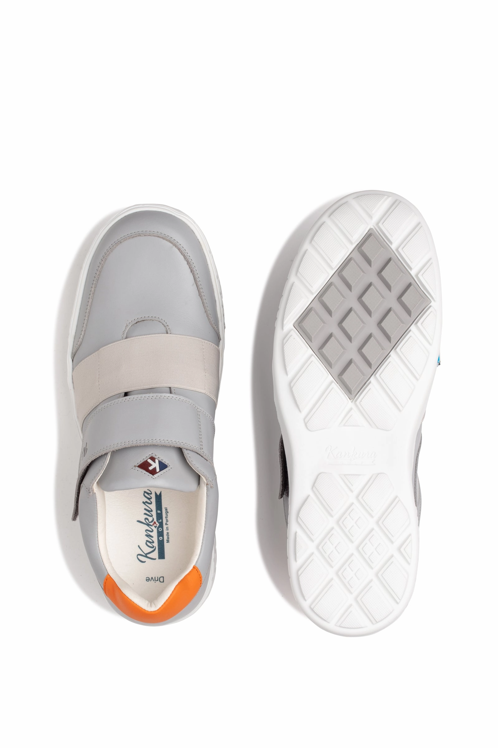 Drive 05   Light Grey|Orange   Men's Golf Shoes   D005 04 Waterproof Shoe Protector Spray